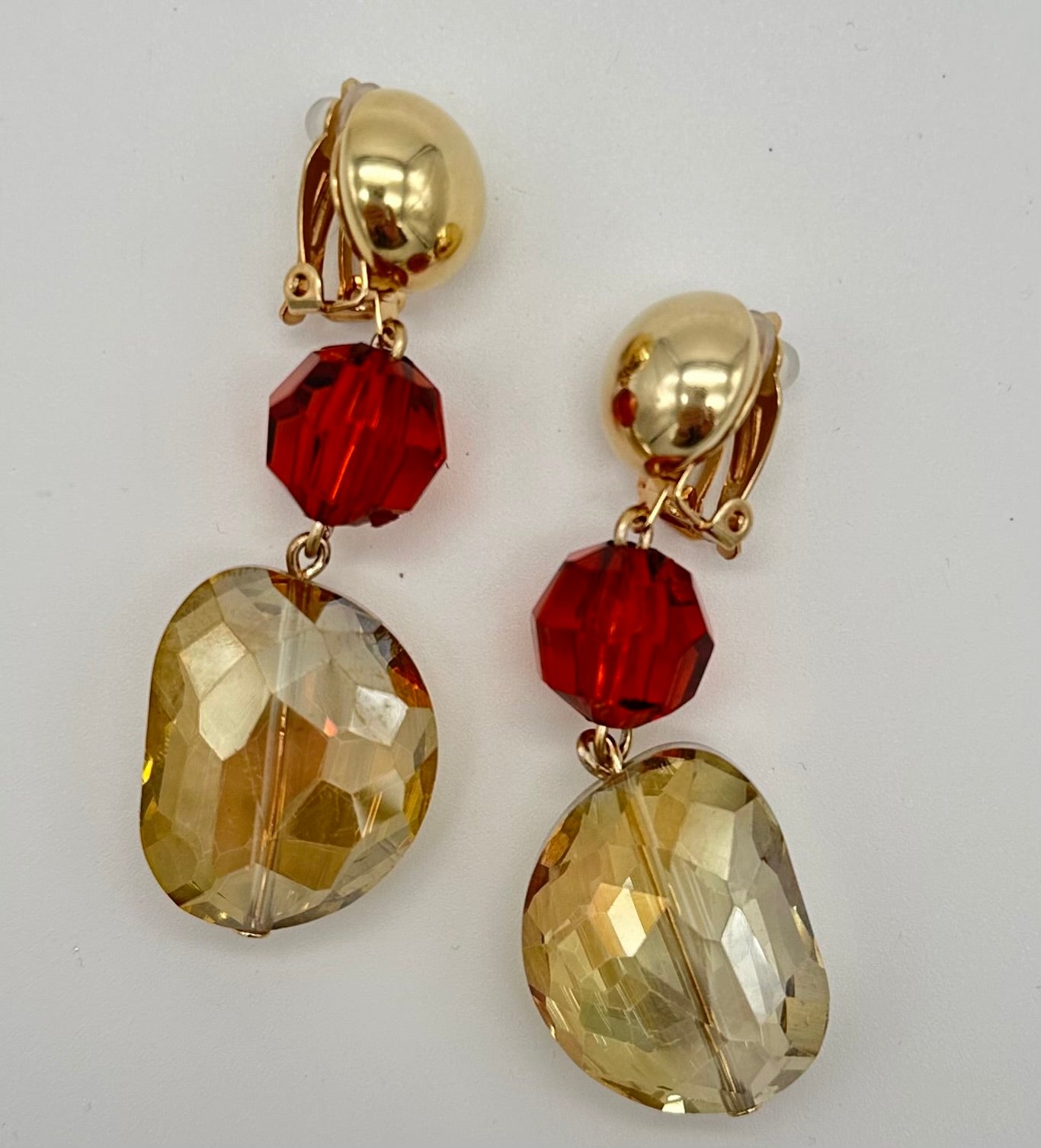 BOUCLES D'OREILLES ÉLÉMENTS SCINTILLANTS Francine BRAMLI