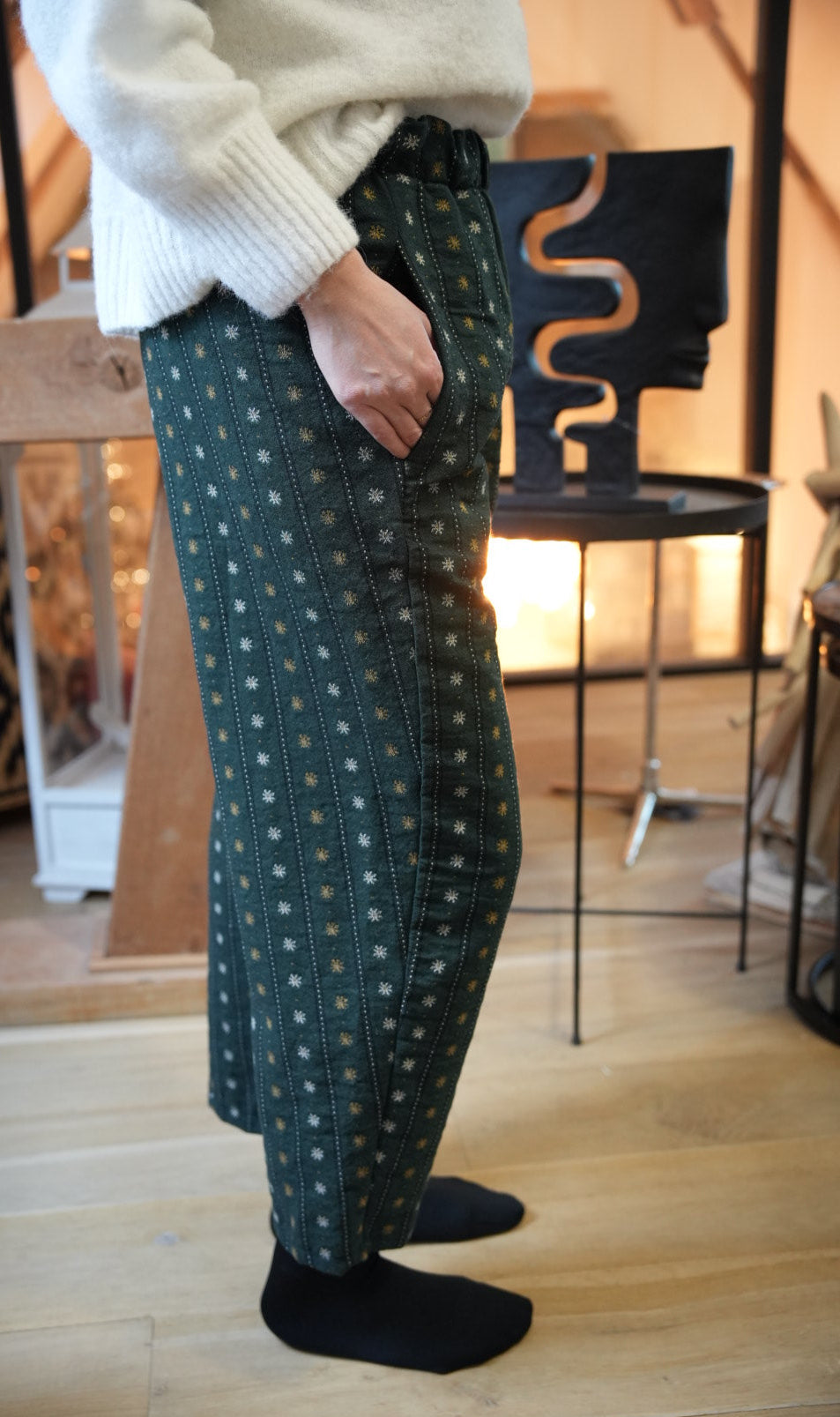 Pantalon marguerites