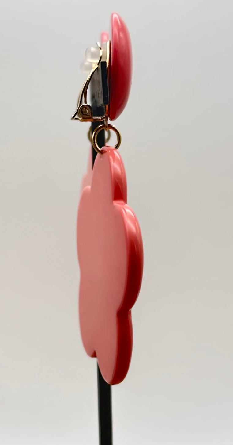 BOUCLES D'OREILLES FLEUR - Francine BRAMLI