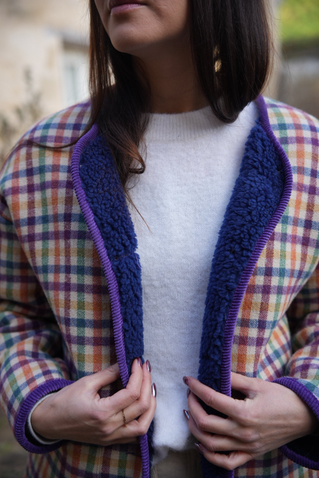 Veste à carreaux - Johanna Paris