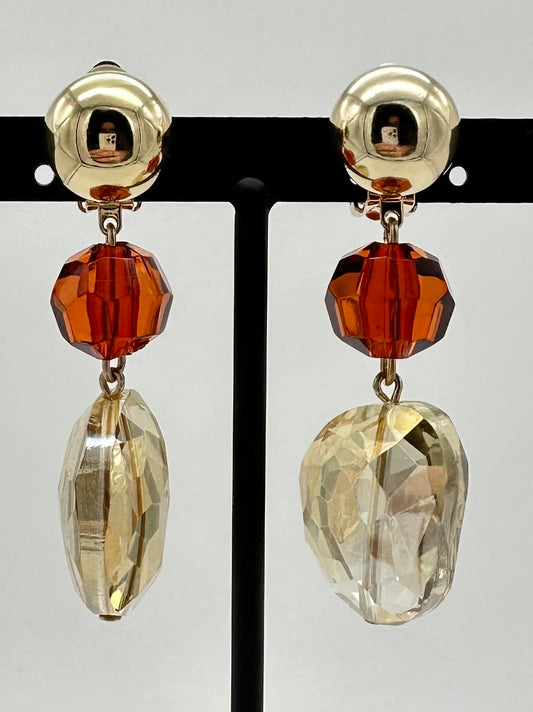 BOUCLES D'OREILLES ÉLÉMENTS SCINTILLANTS Francine BRAMLI