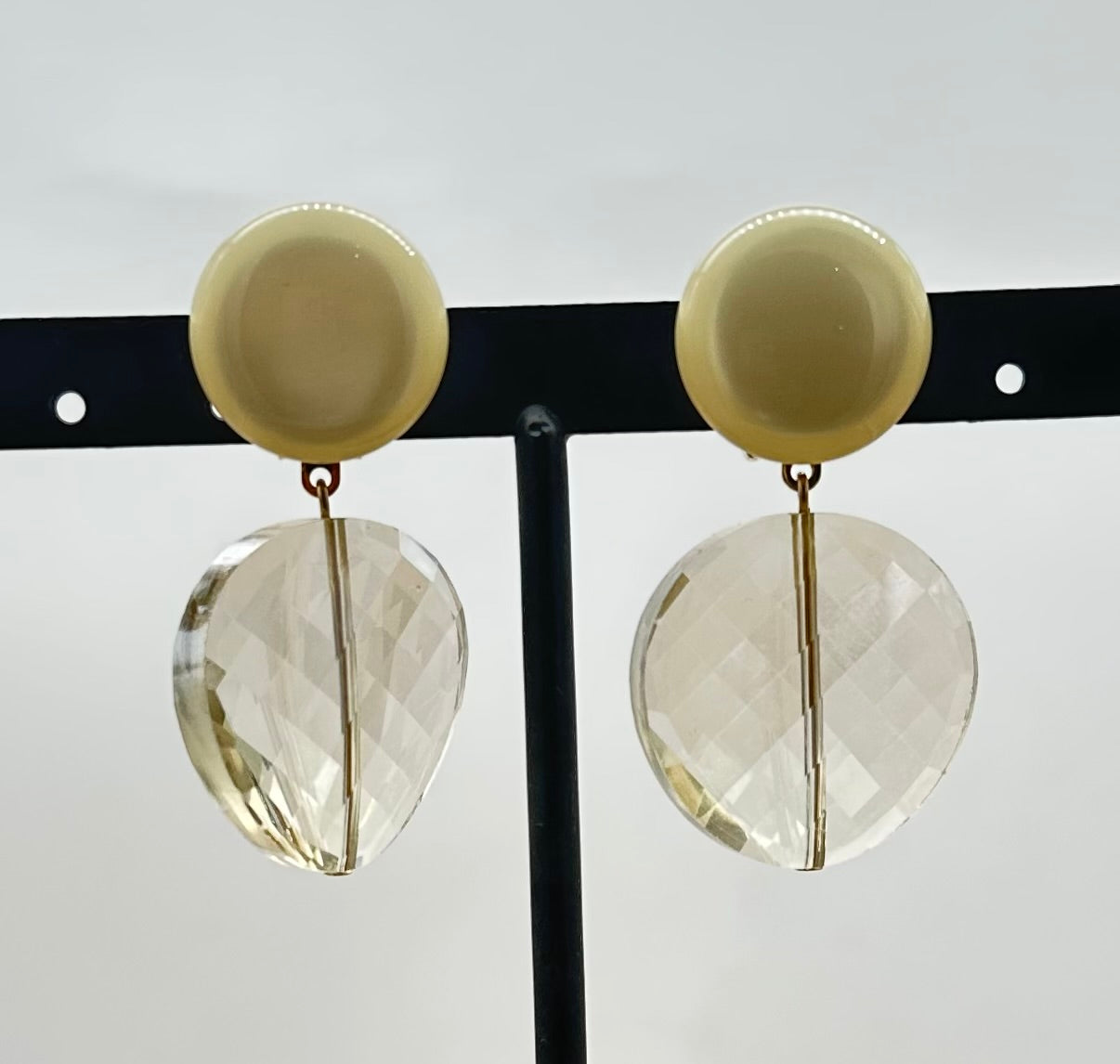 BOUCLES D'OREILLES ÉLÉMENTS SCINTILLANTS - Francine BRAMLI