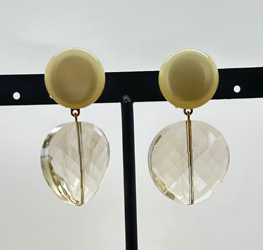 BOUCLES D'OREILLES ÉLÉMENTS SCINTILLANTS - Francine BRAMLI
