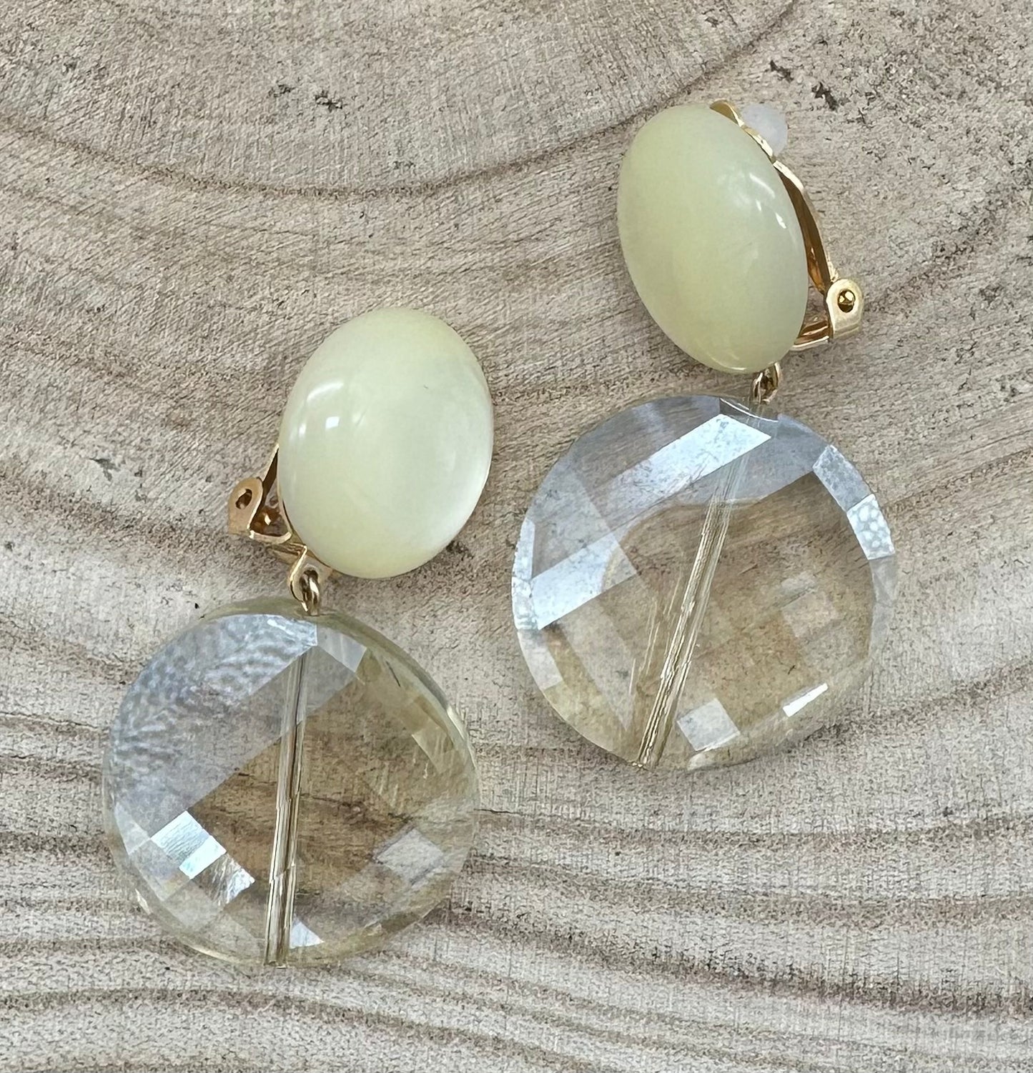 BOUCLES D'OREILLES ÉLÉMENTS SCINTILLANTS - Francine BRAMLI