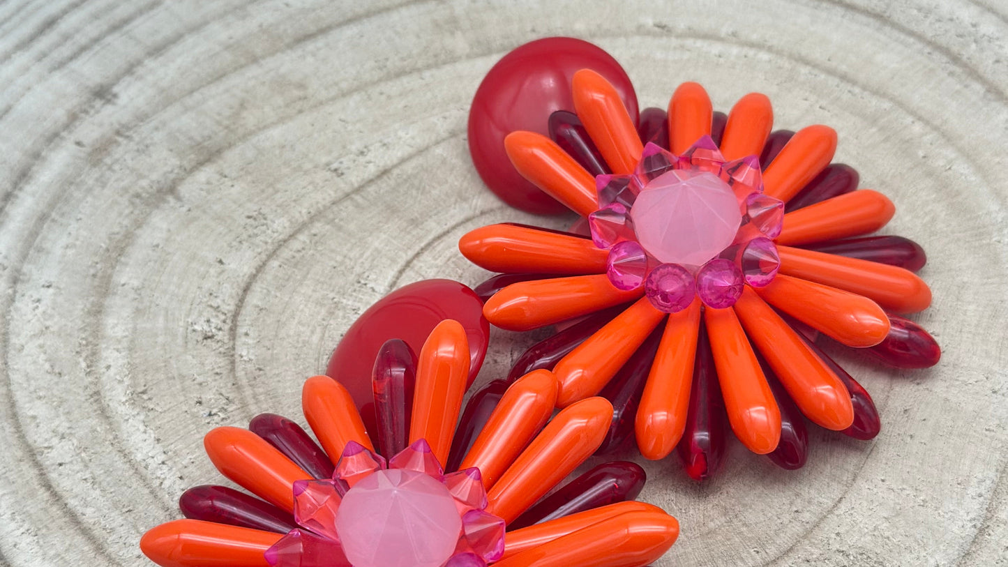Boucles d’oreilles fleur