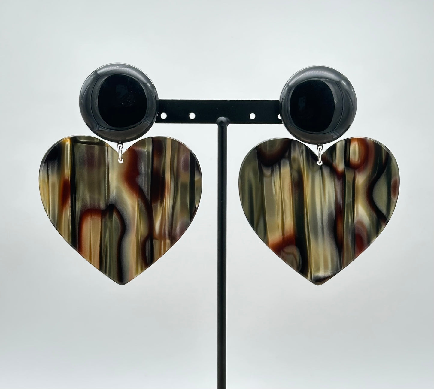 BOUCLES D'OREILLES COEURS - Francine BRAMLI