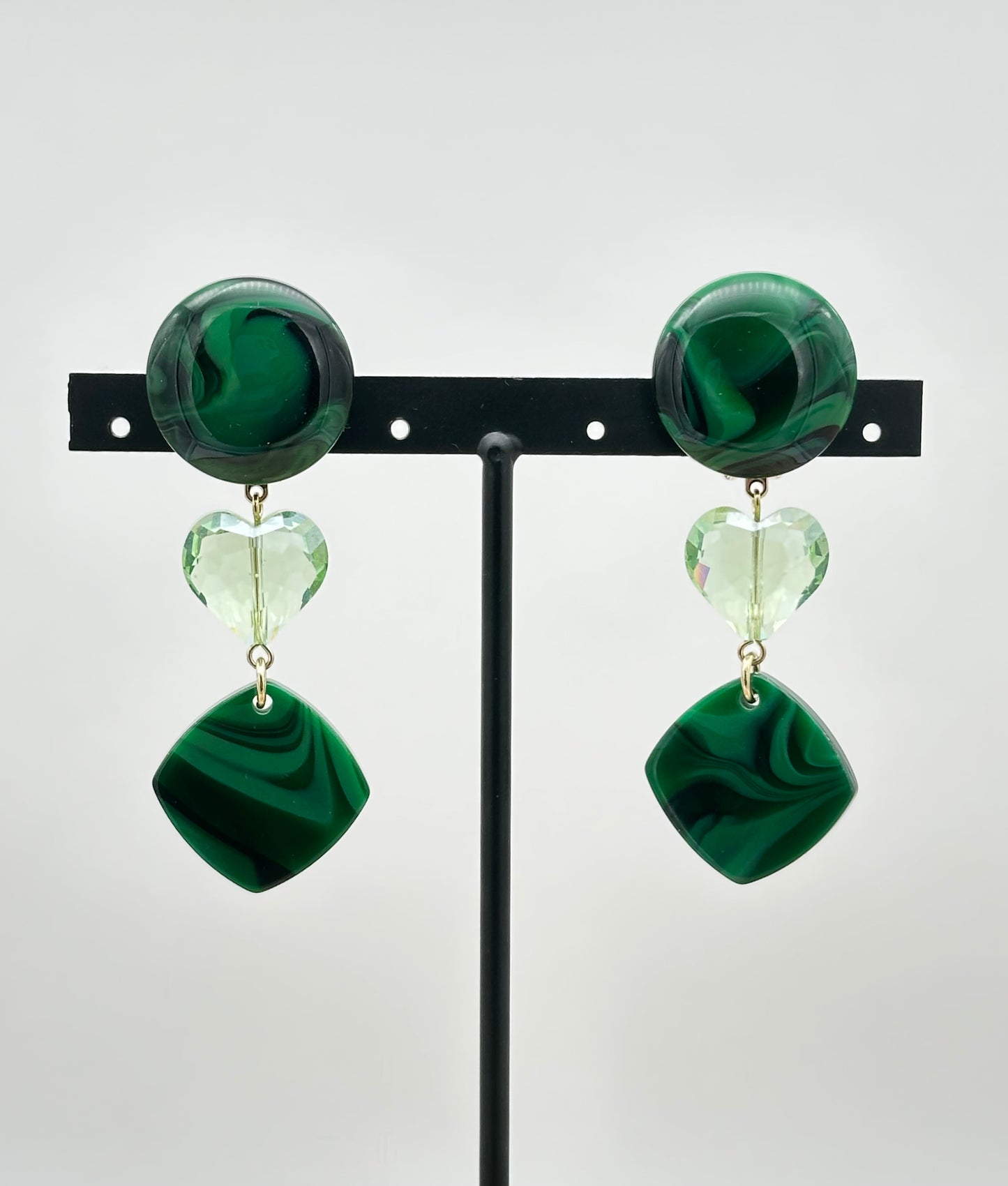 BOUCLES D’OREILLES ÉLÉMENTS SCINTILLANTS - Francine BRAMLI