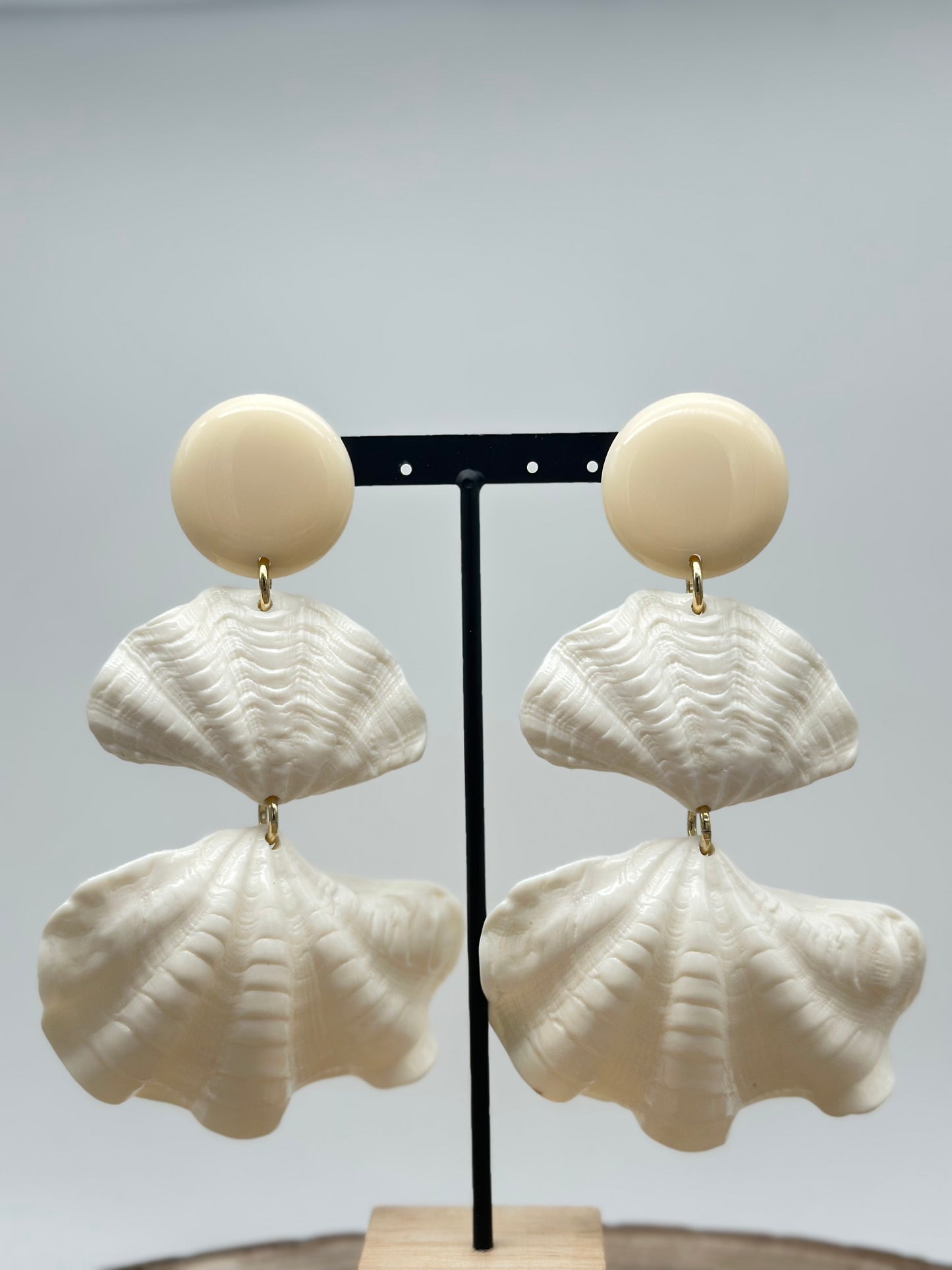 Boucles d’oreilles Bénitier - Francine BRAMLI