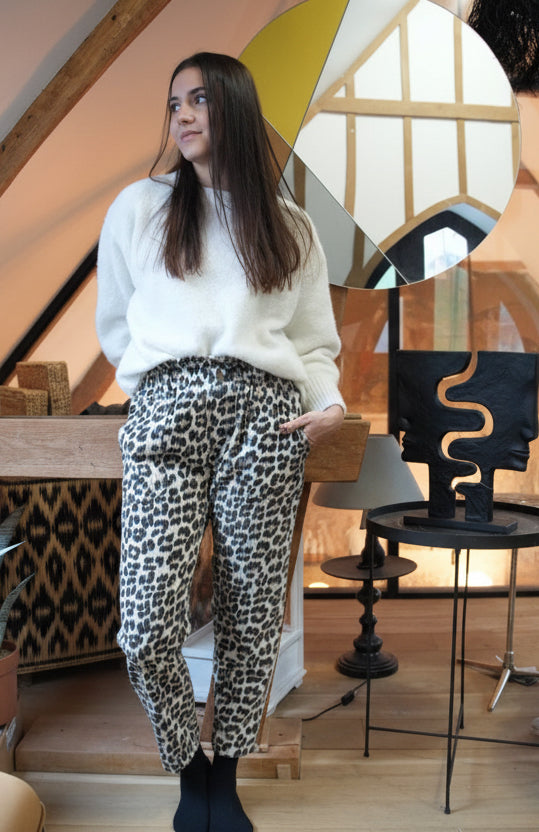 Pantalon léopard