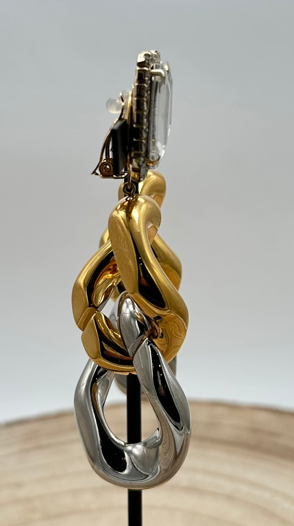 BOUCLES D'OREILLES ÉLÉMENTS SCINTILLANTS / MAILLONS - Francine BRAMLI