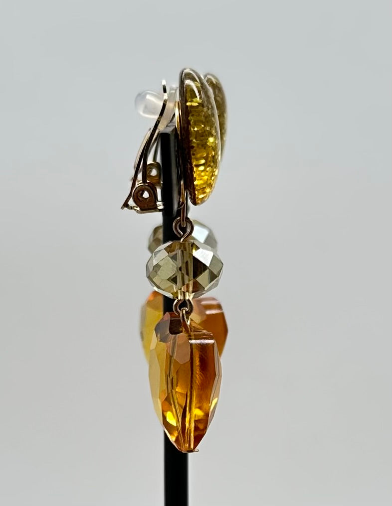 BOUCLES D'OREILLES ÉLÉMENTS SCINTILLANTS - Francine BRAMLI