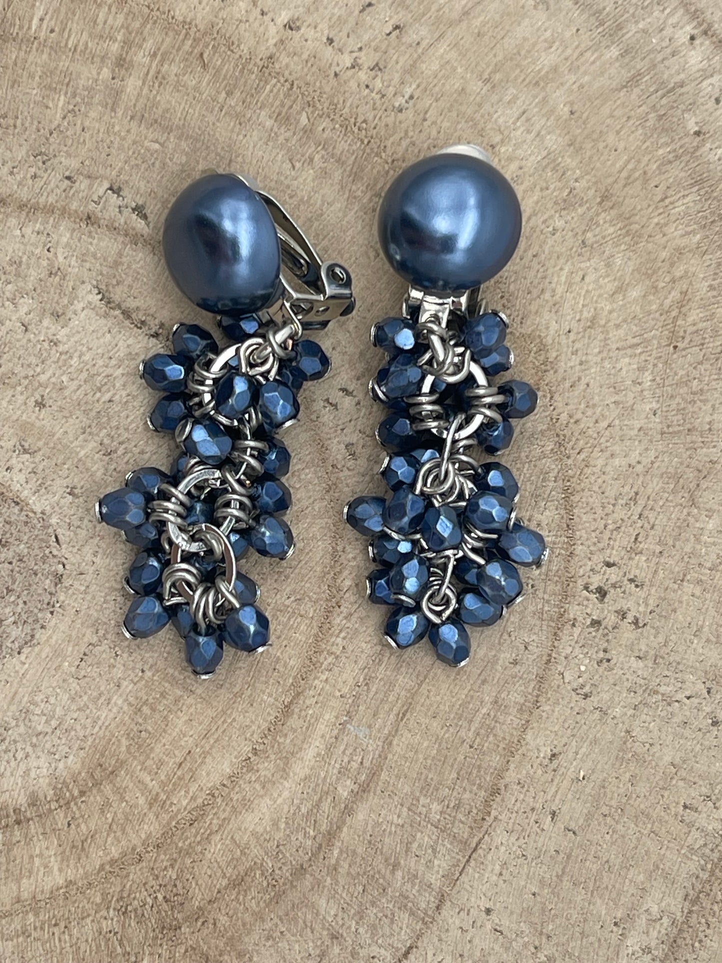 BOUCLES D’OREILLES GRAPPES - Francine BRAMLI