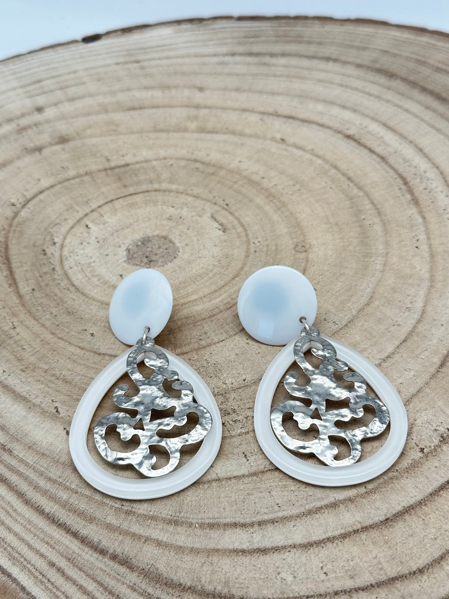 Boucles d’oreilles goutte - Francine BRAMLI