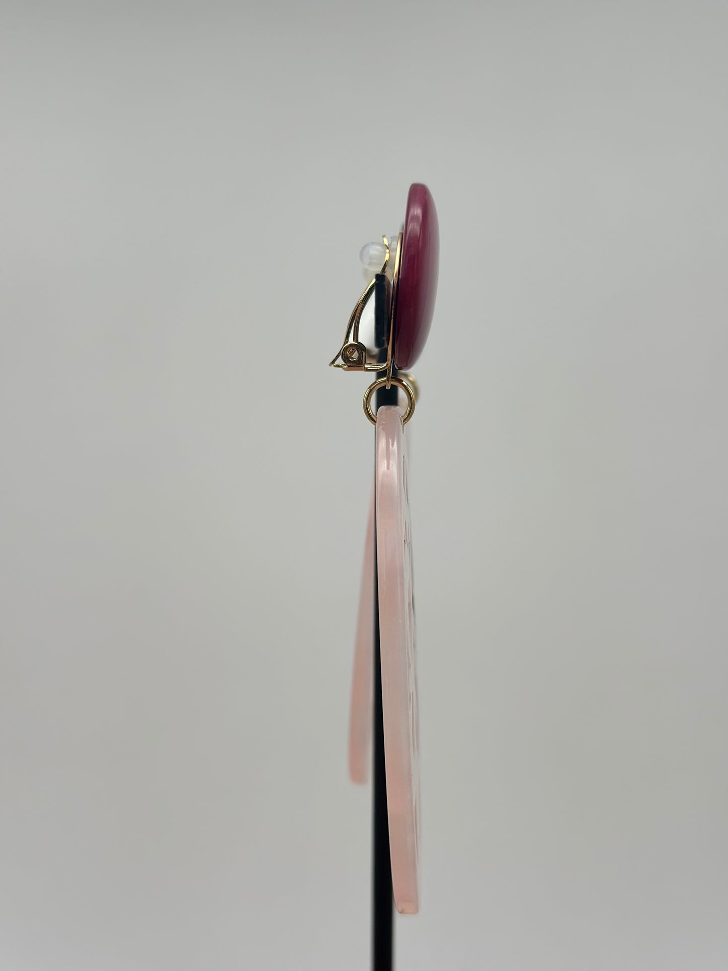 Boucles d’oreilles plaque - Francine BRAMLI