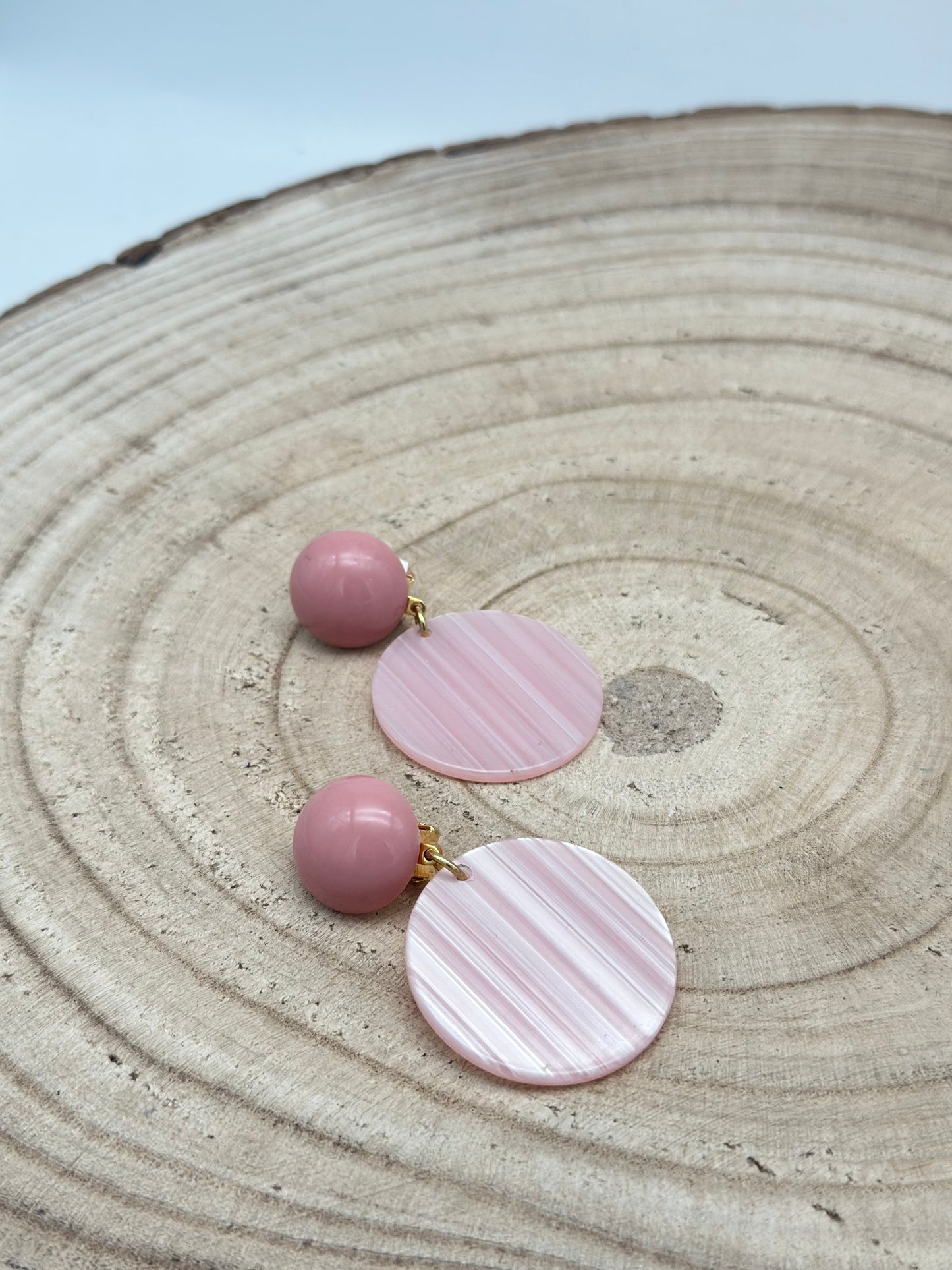 Boucles d’oreilles PLAQUES - Francine BRAMLI