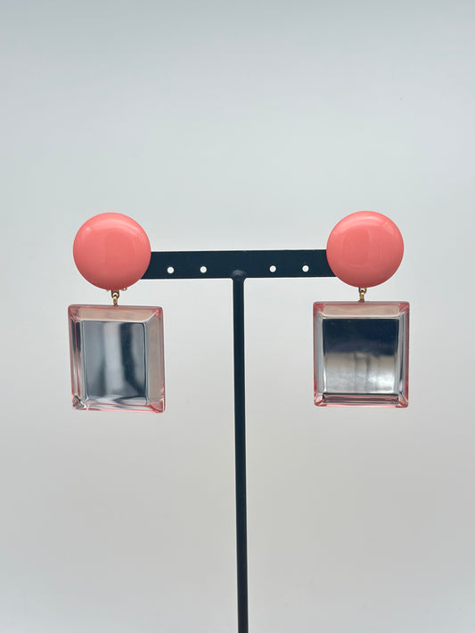 Boucles d’oreilles MIROIR- Francine BRAMLI
