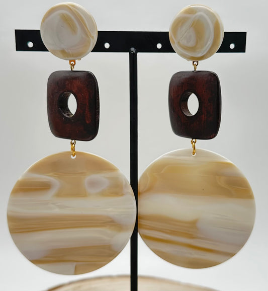 BOUCLES D'OREILLES CLAIR - Francine BRAMLI