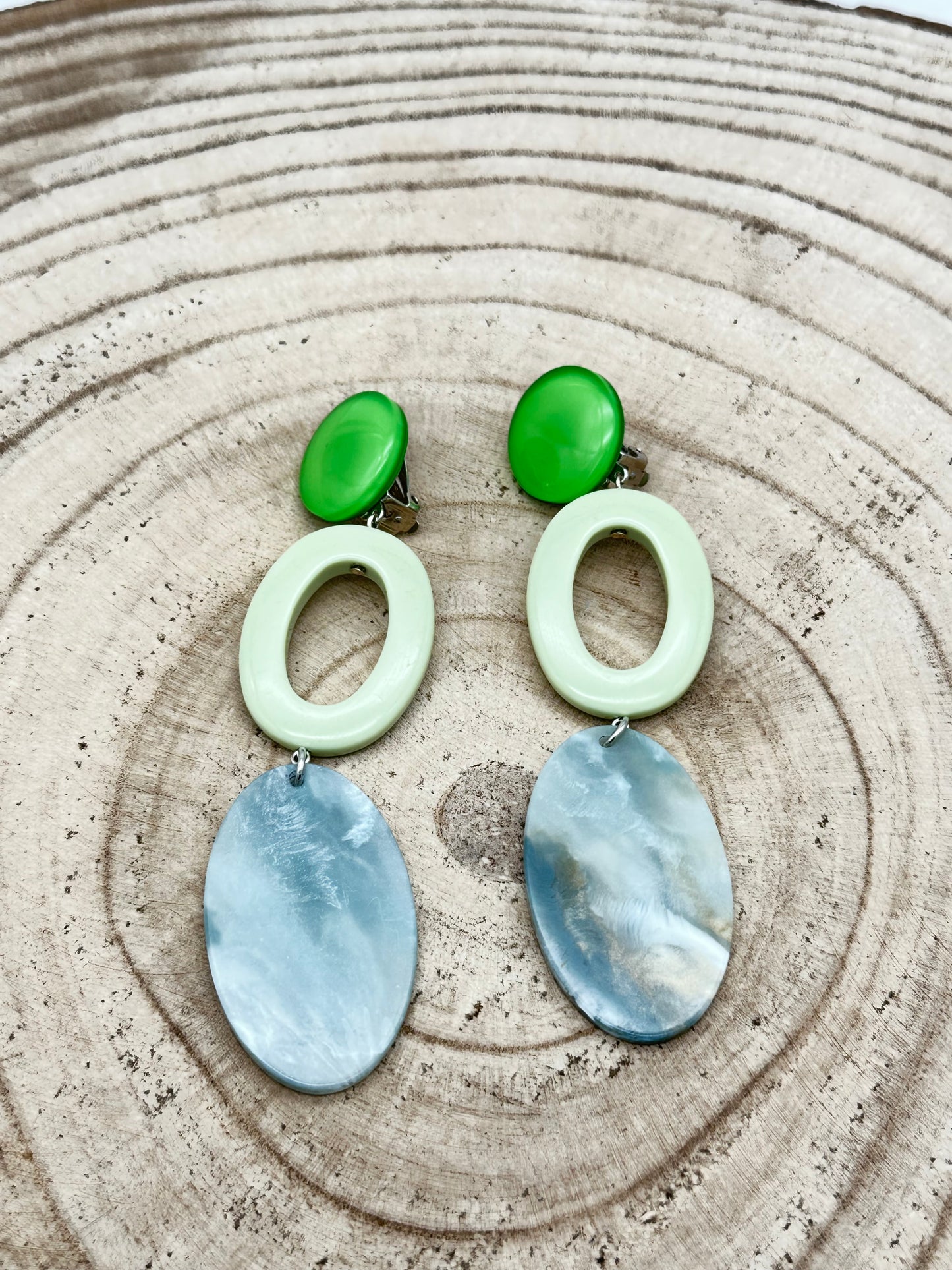 BOUCLES D’OREILLES PLAQUES - Francine BRAMLI