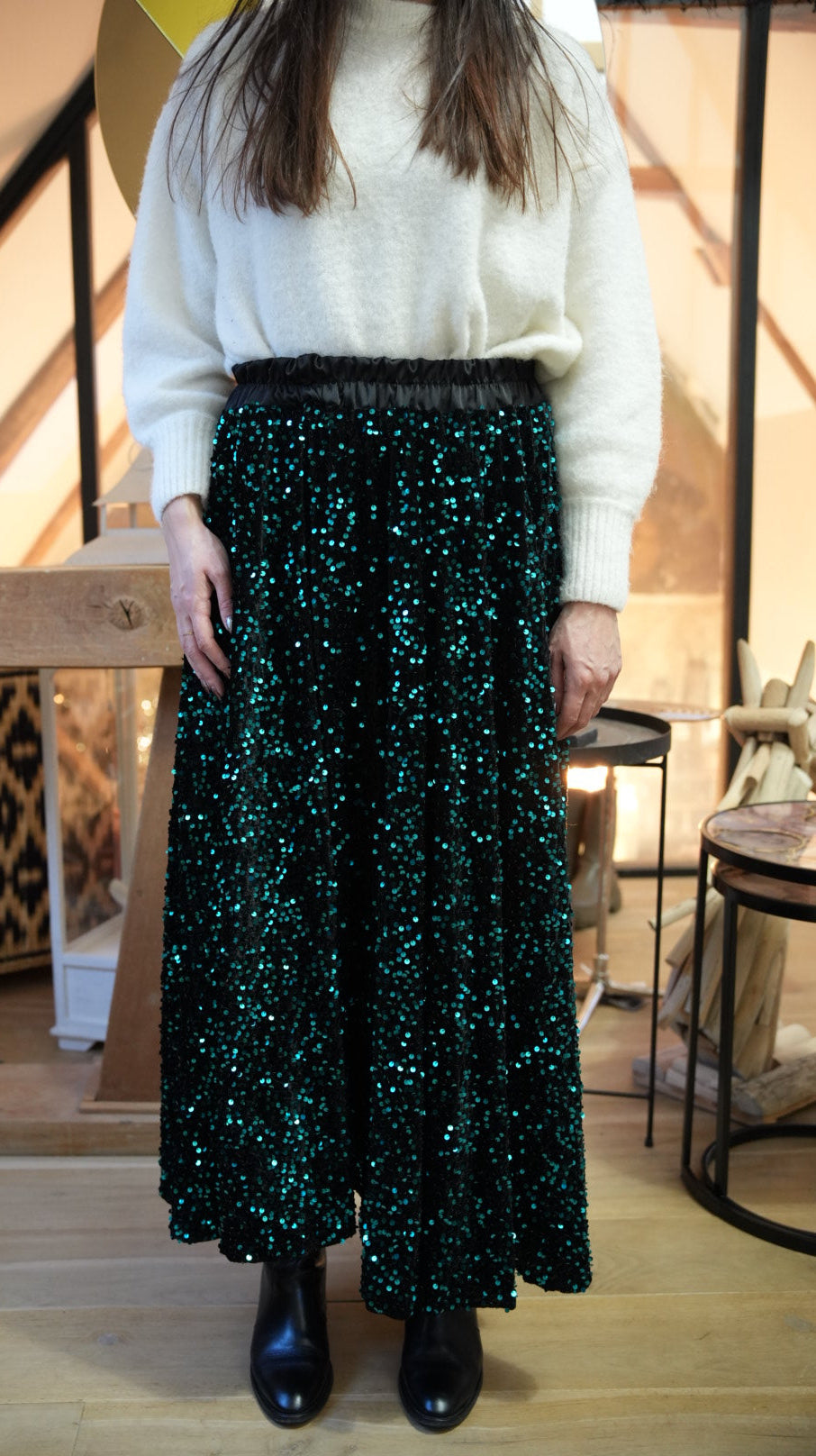 Jupe à sequins