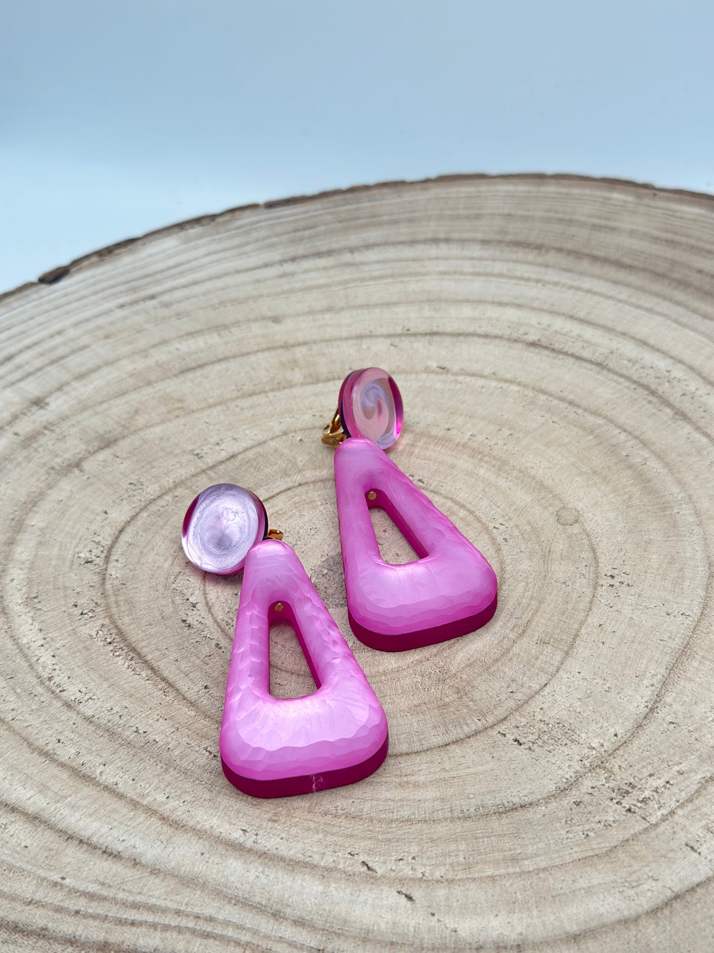 Boucles d’oreilles GIVRÉES - Francine BRAMLI
