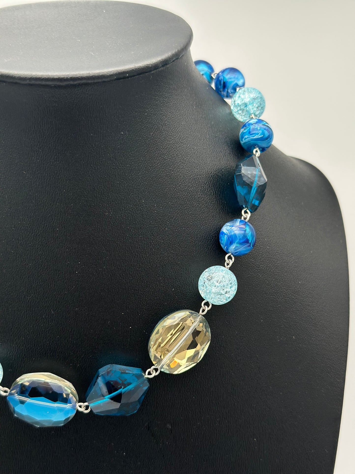 Collier bleu - Francine BRAMLI