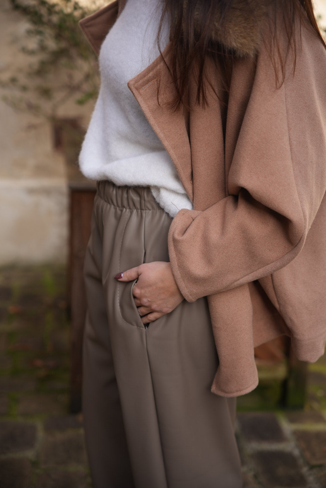 Pantalon simili cuir