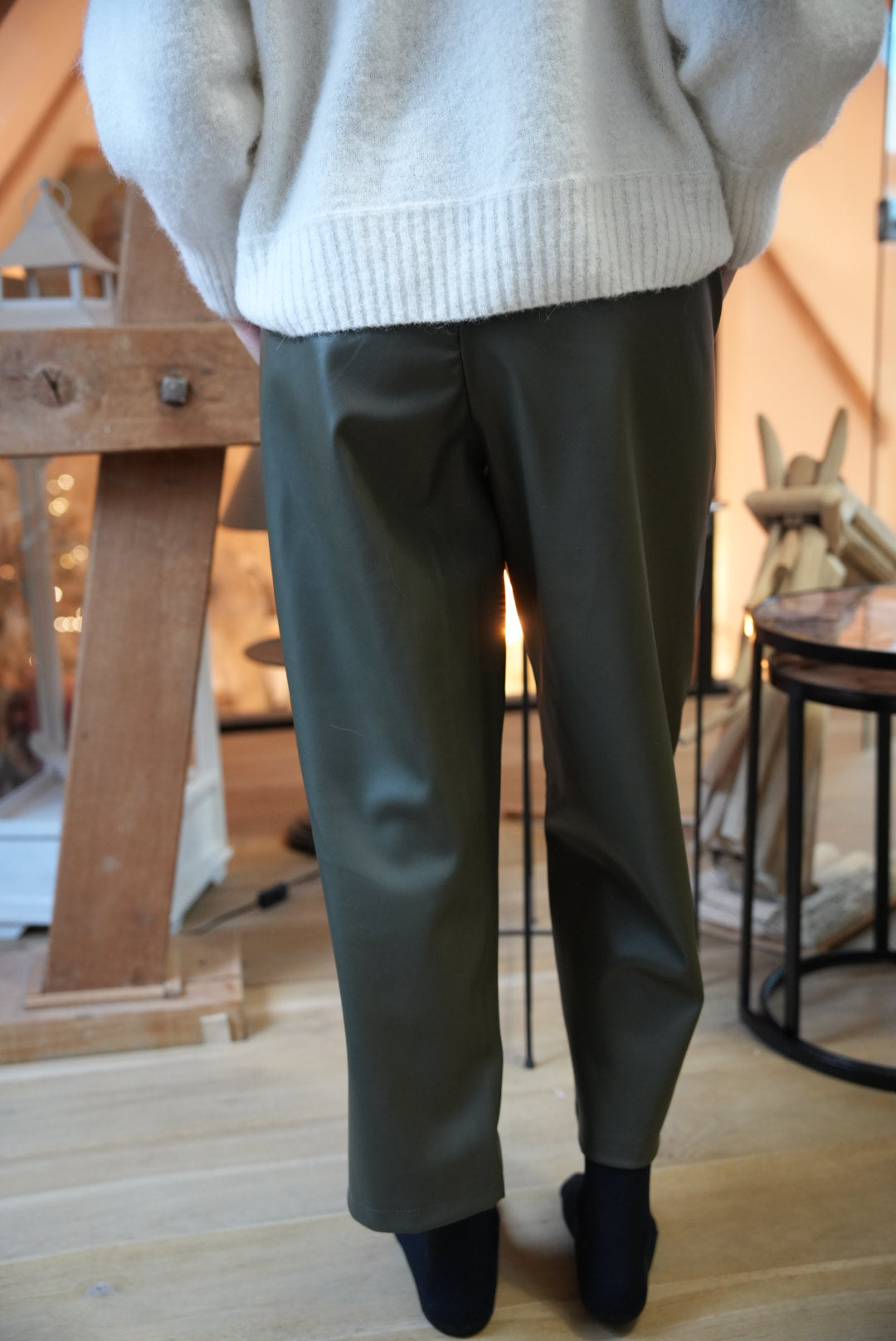 Pantalon simili cuir