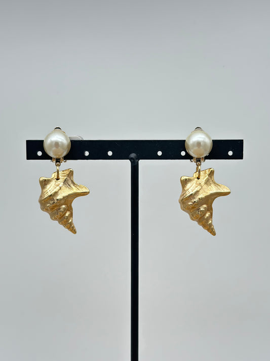 Boucles d’oreilles coquillage - Francine BRAMLI
