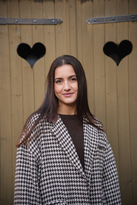 Manteau pied de coq