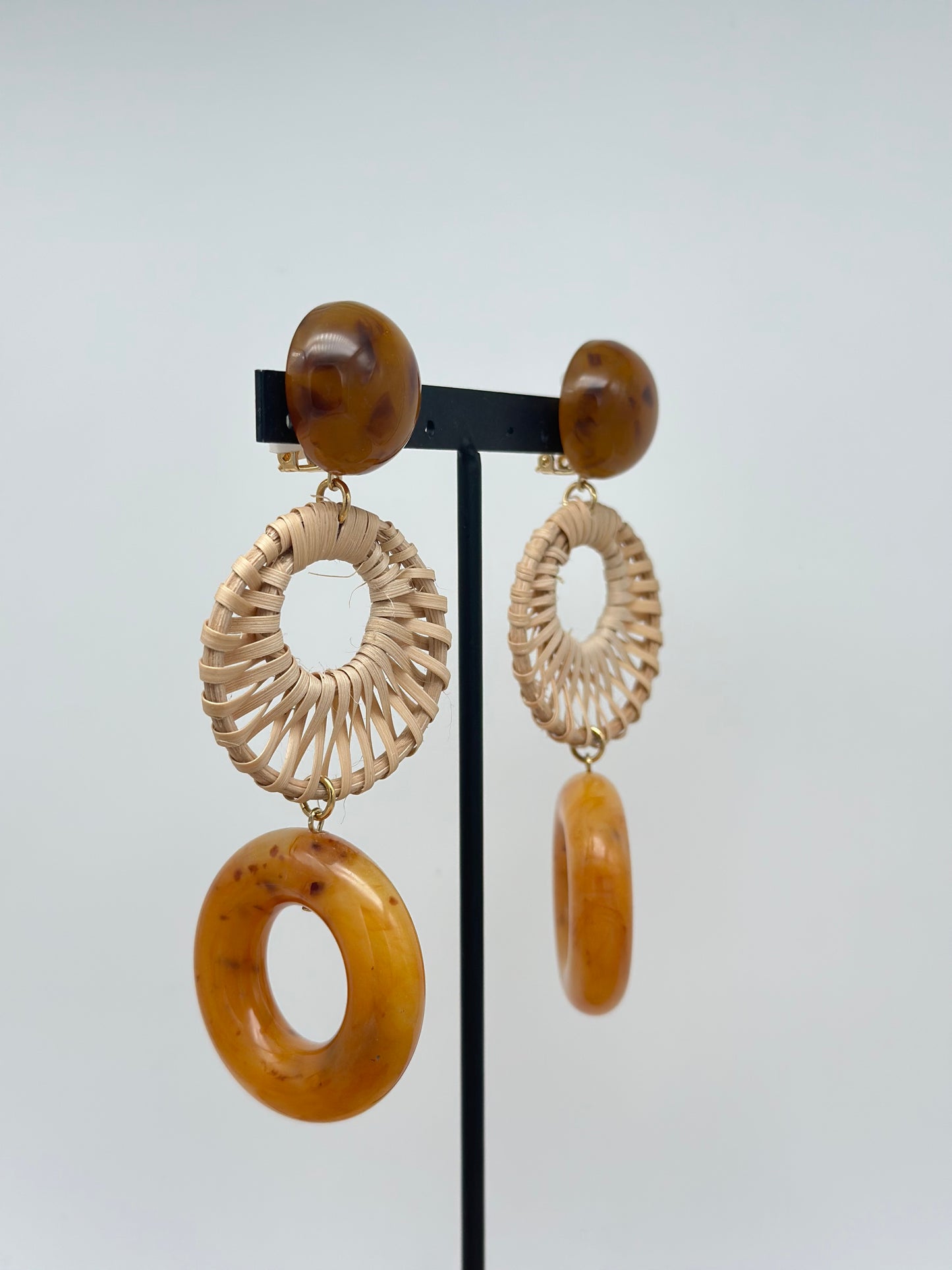 Boucles d’oreilles RAPHIA  - Francine BRAMLI