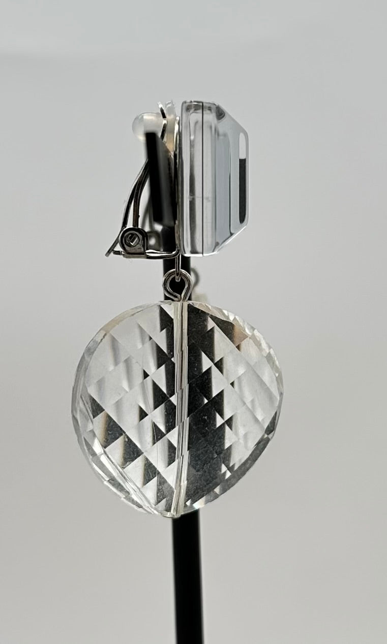 BOUCLES D'OREILLES ÉLÉMENTS SCINTILLANTS - Francine BRAMLI