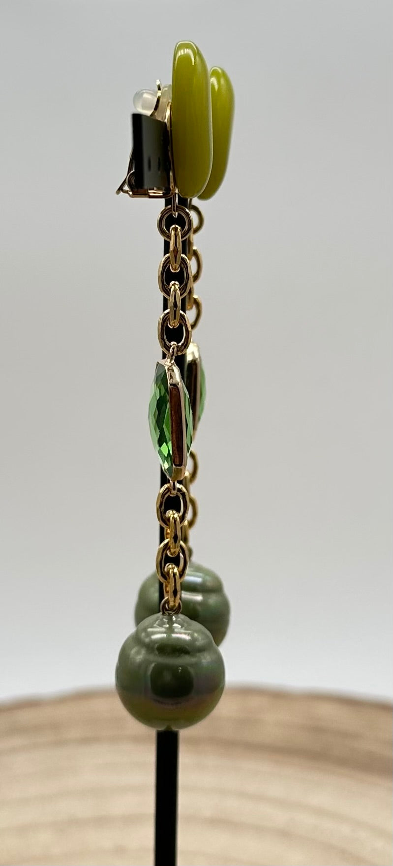 BOUCLES D'OREILLES ÉLÉMENTS SCINTILLANTS - Francine BRAMLI