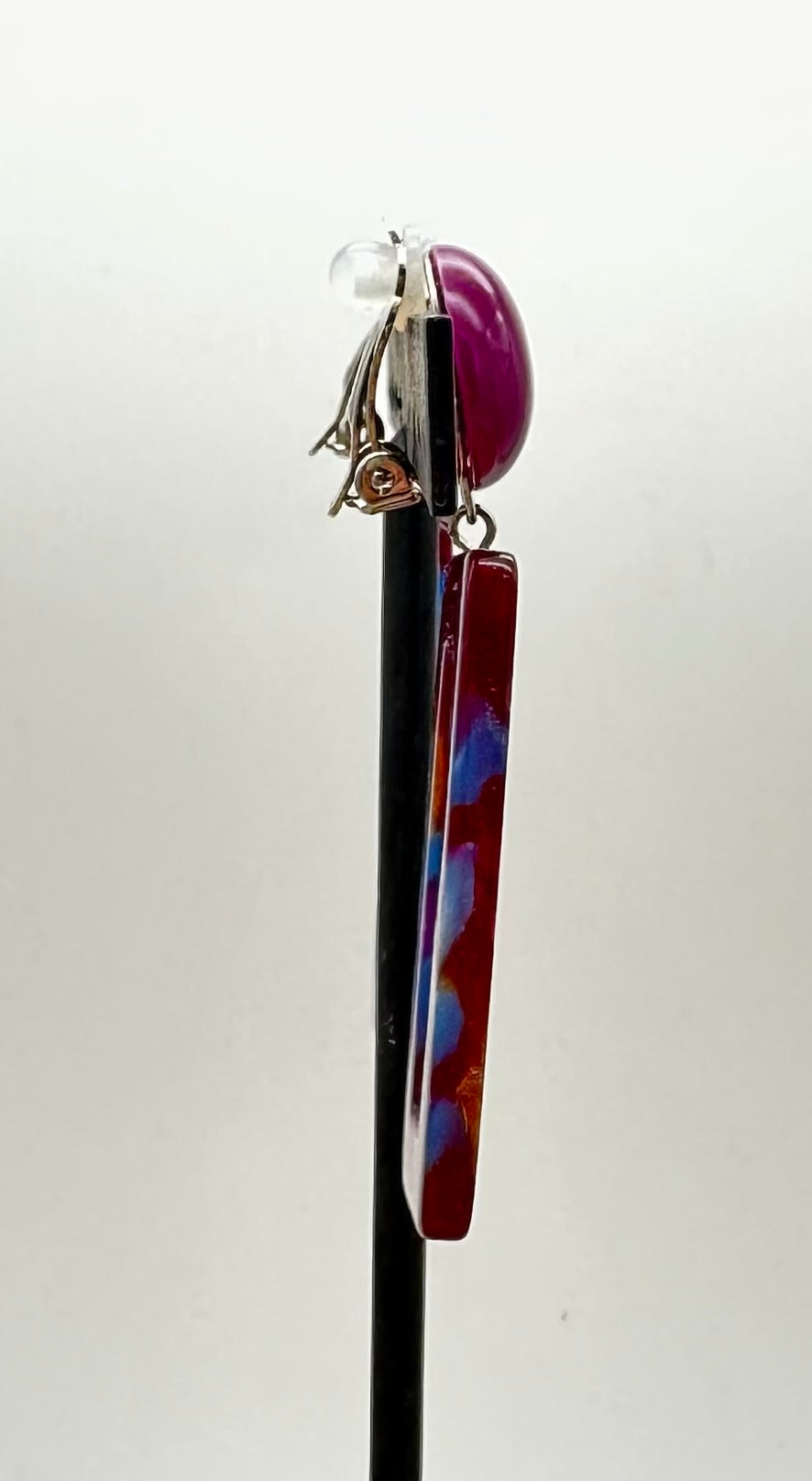 BOUCLES D'OREILLES VIOLETTE - Francine BRAMLI