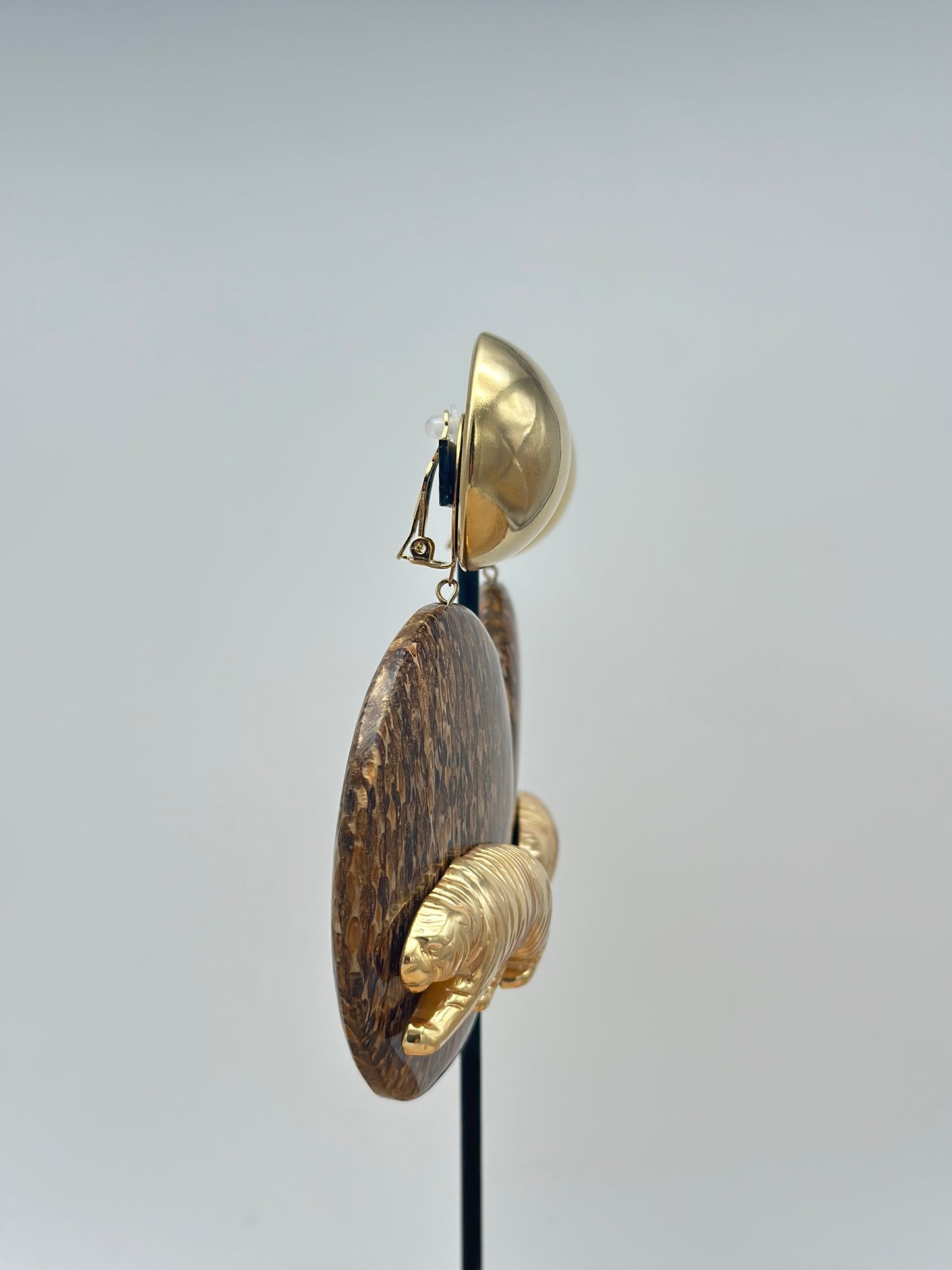 Boucles d’oreilles tigre - Francine BRAMLI