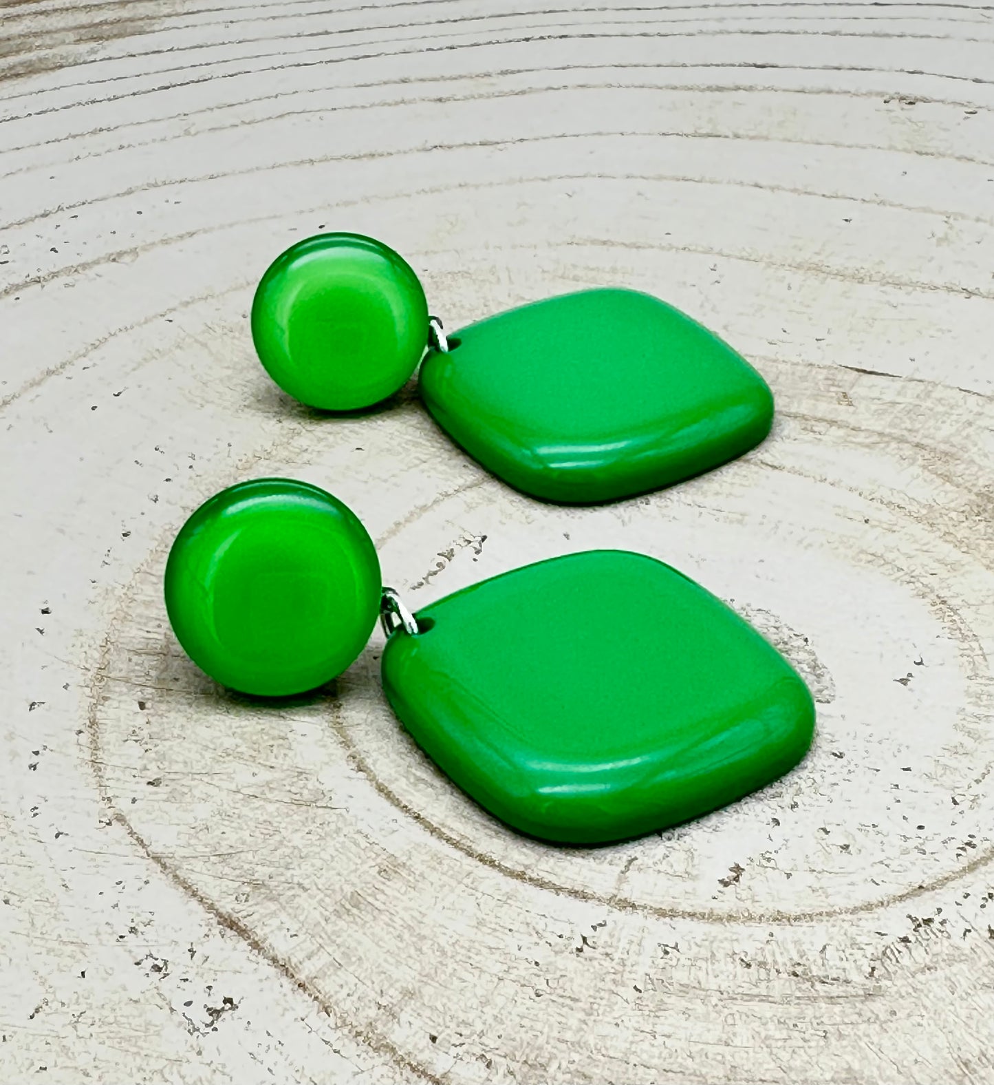 BOUCLES D’OREILLES LOSANGES - Francine BRAMLI