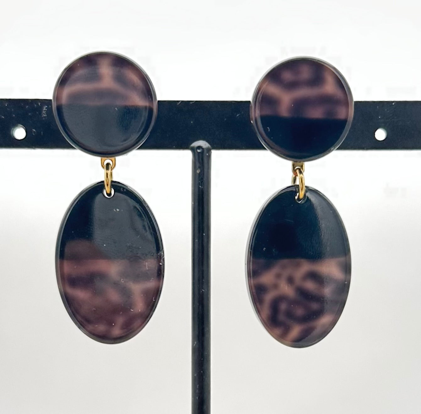 BOUCLES D'OREILLES LÉOPARD - Francine BRAMLI