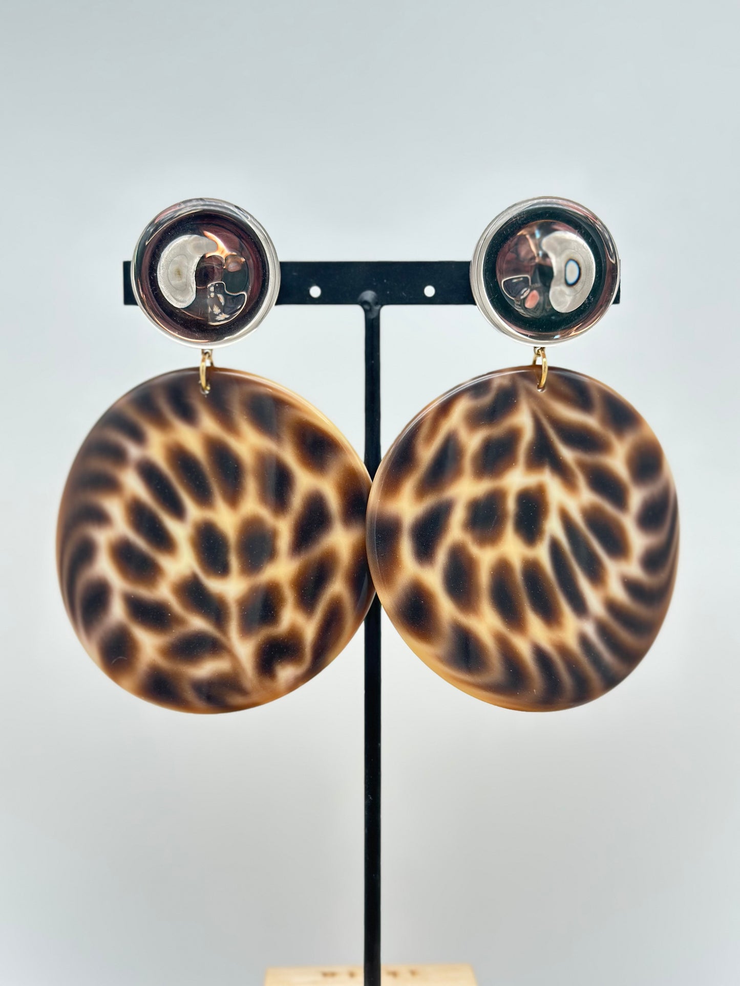 Boucles d’oreilles PLAQUES - Francine BRAMLI