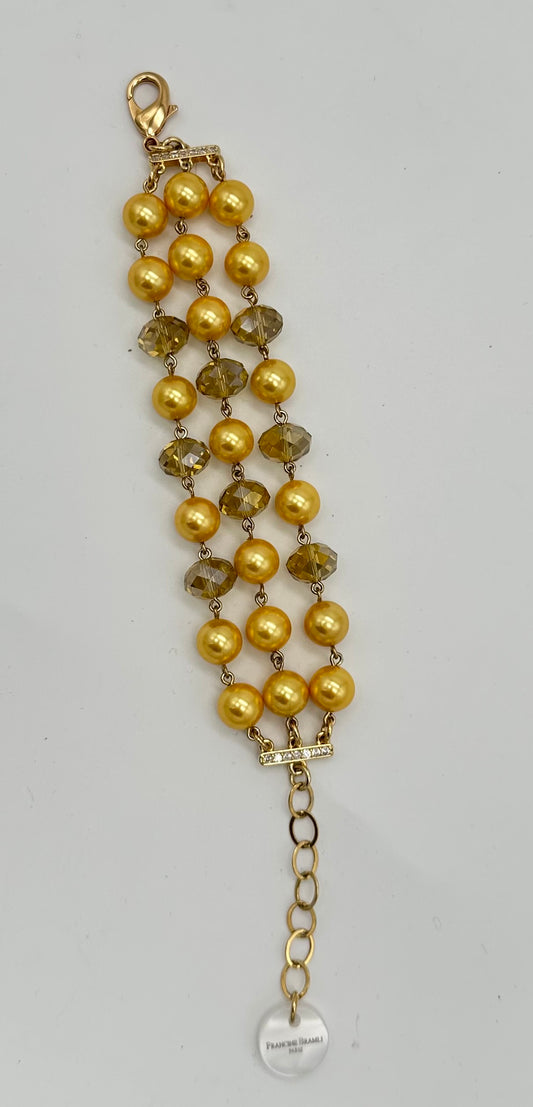 BRACELET ÉLÉMENTS SCINTILLANTS Francine BRAMLI