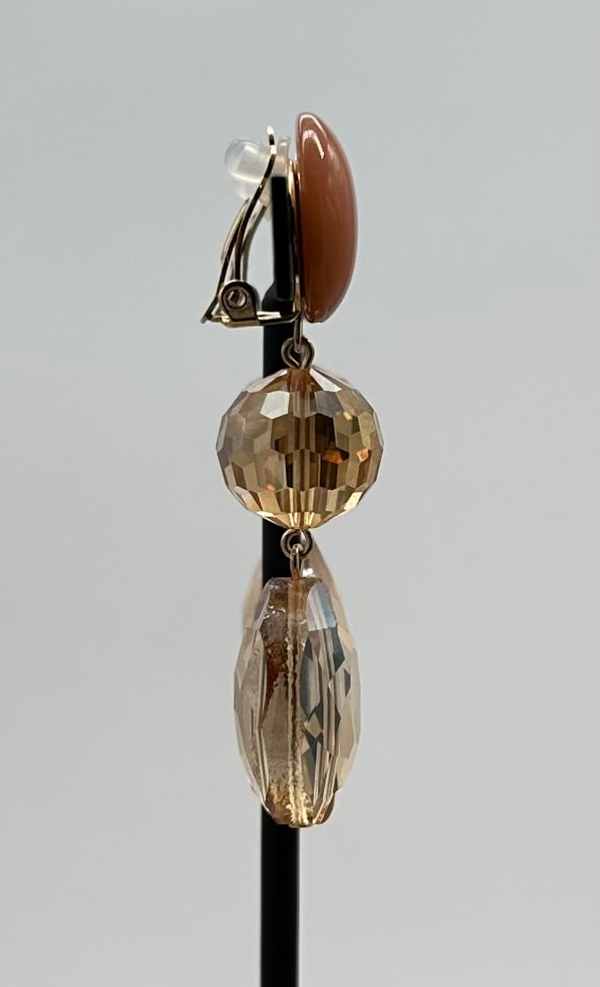 BOUCLES D'OREILLES ÉLÉMENTS SCINTILLANTS - Francine BRAMLI