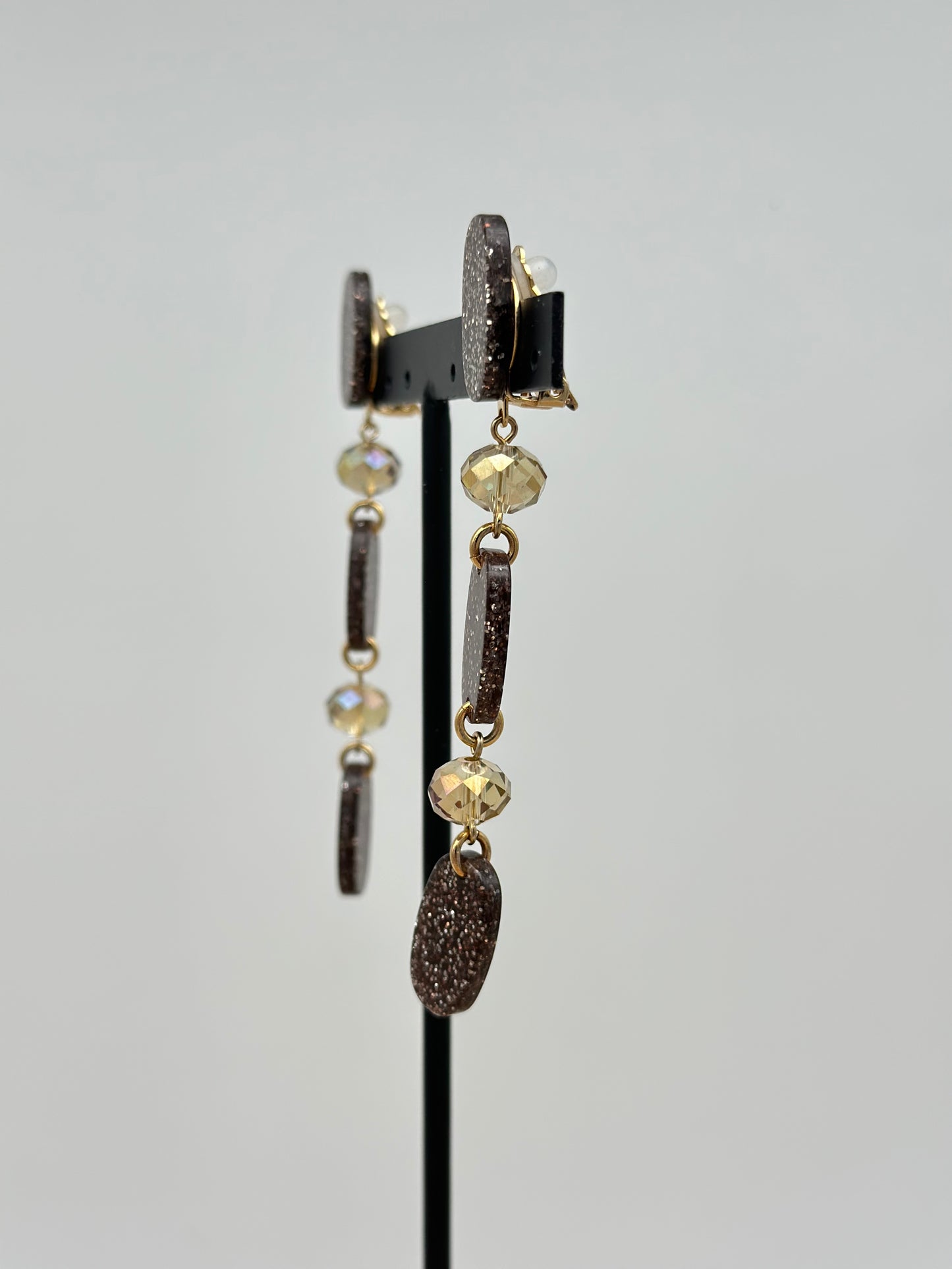 Boucles d’oreilles PAILLETTES- Francine BRAMLI