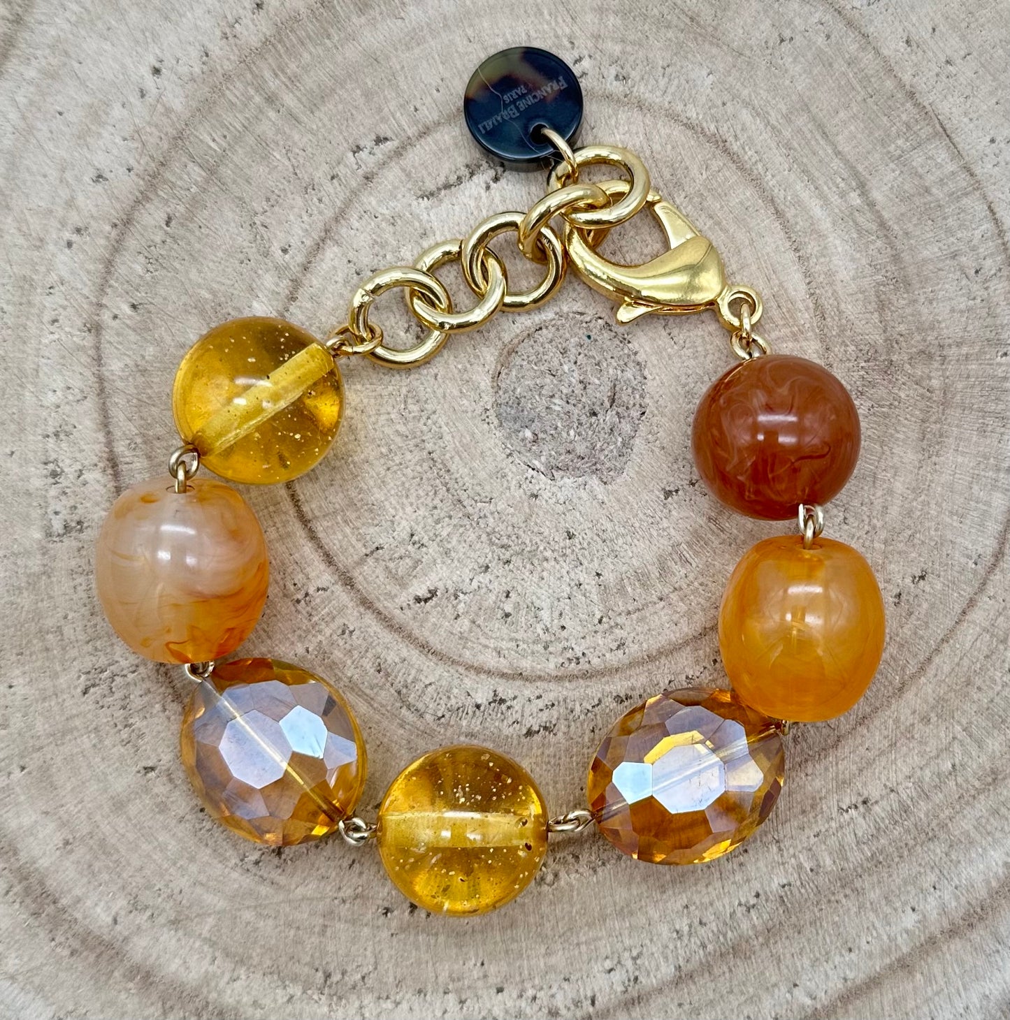 BRACELET ÉLÉMENTS SCINTILLANTS - Francine BRAMLI