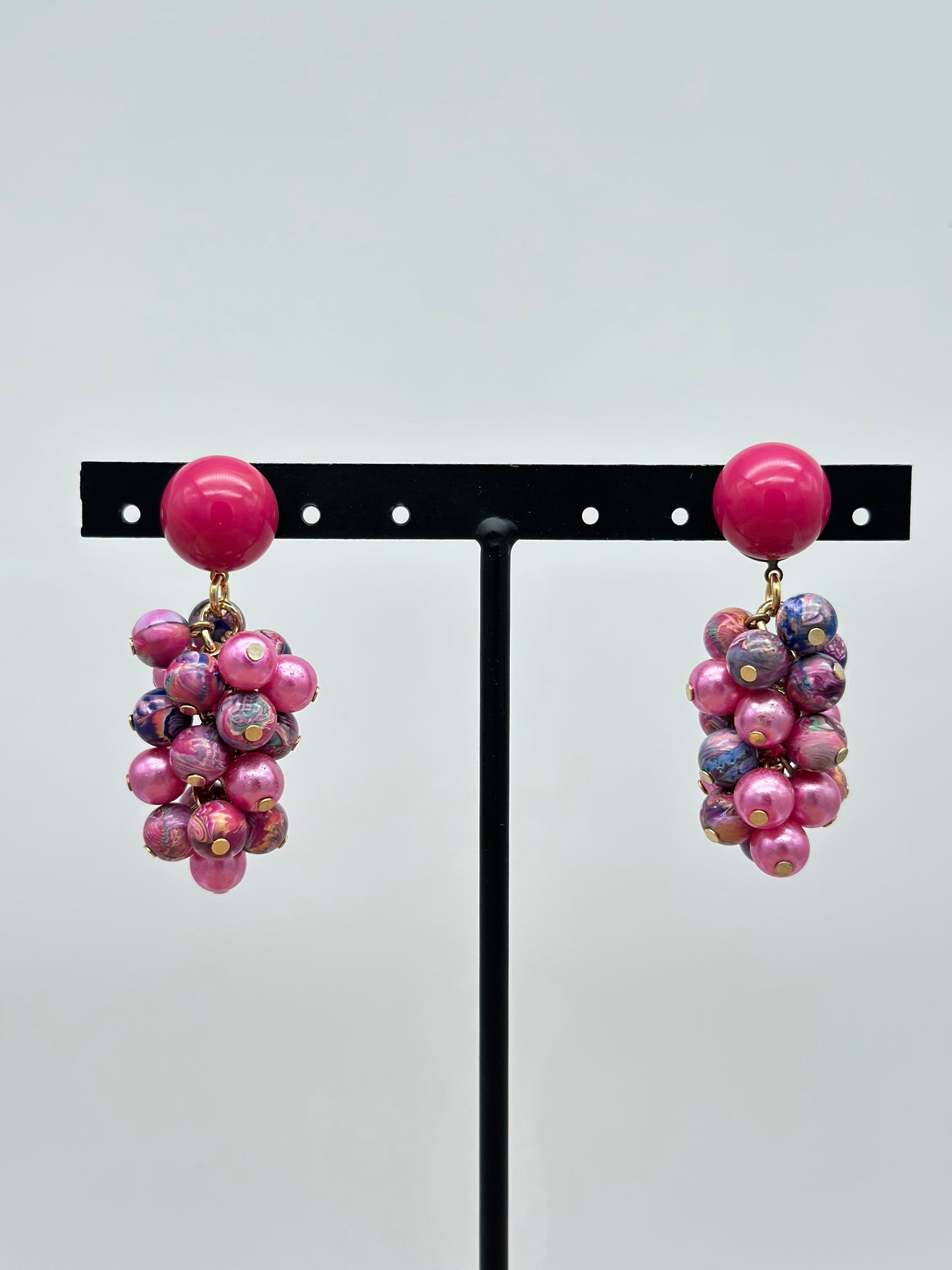 Boucles d’oreilles GRAPPE - Francine BRAMLI