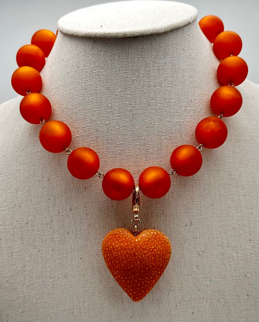 COLLIER CŒUR - Francine BRAMLI