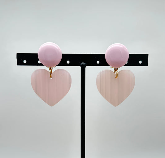 BOUCLES D'OREILLES CŒURS - Francine BRAMLI