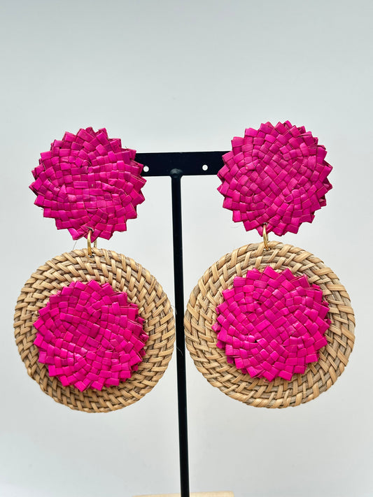 Boucles d’oreilles RAMBOUTAN  - Francine BRAMLI