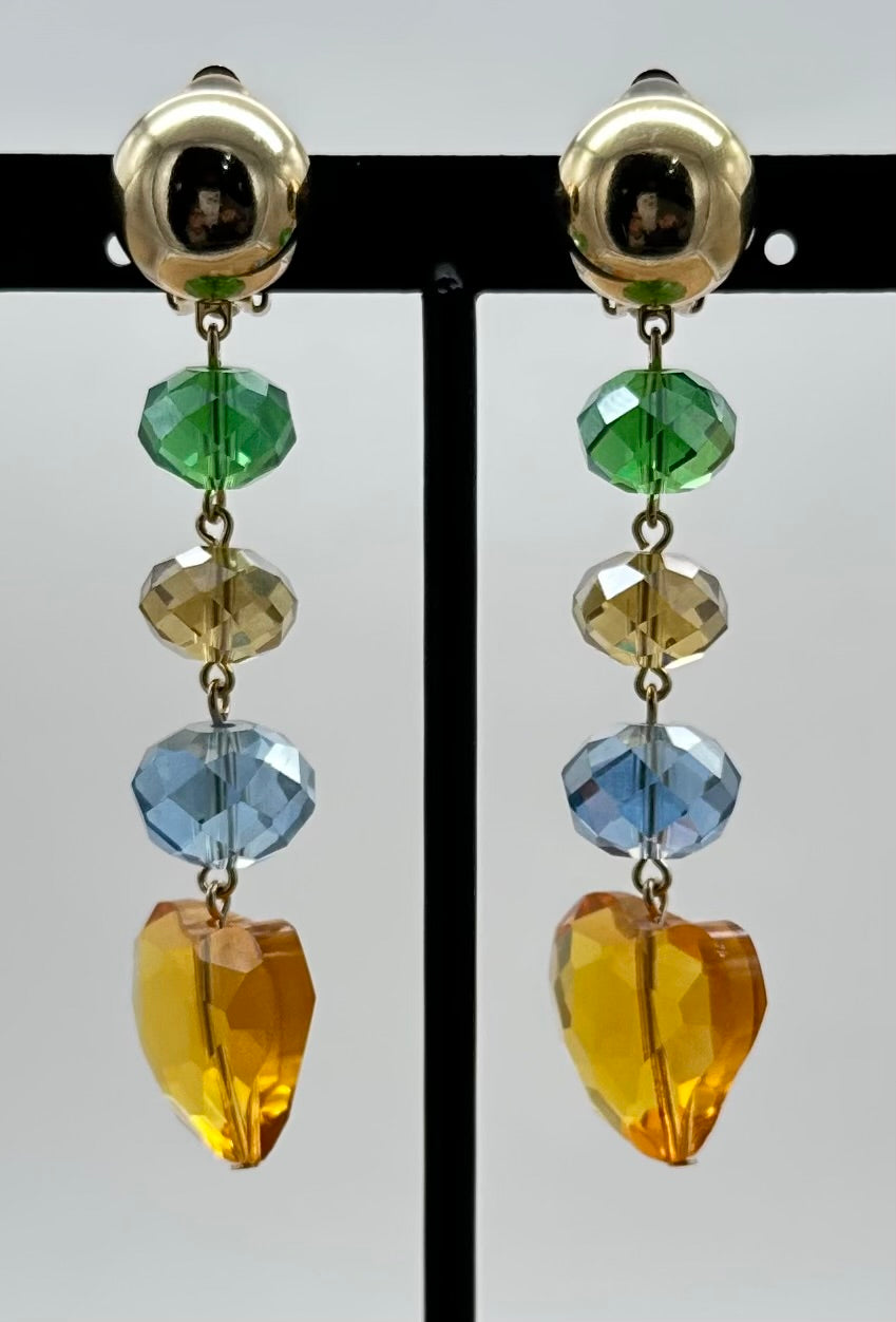 BOUCLES D'OREILLES ÉLÉMENTS SCINTILLANTS - Francine BRAMLI