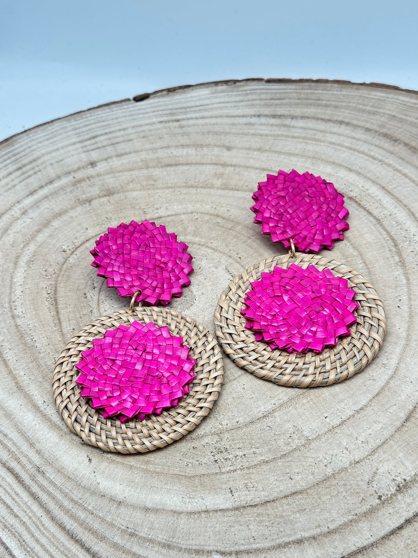Boucles d’oreilles RAMBOUTAN  - Francine BRAMLI