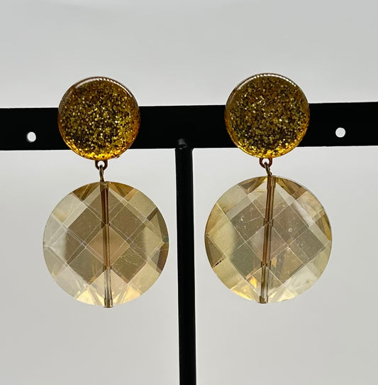 BOUCLES D'OREILLES ÉLÉMENTS SCINTILLANTS - Francine BRAMLI