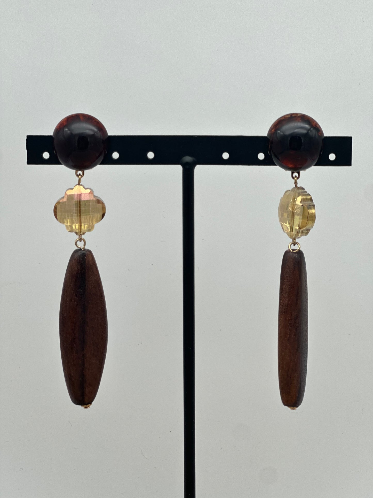 Boucles d’oreilles ÉBÈNE - Francine BRAMLI