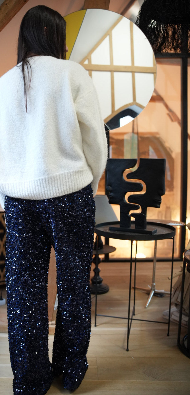 Pantalon à sequins